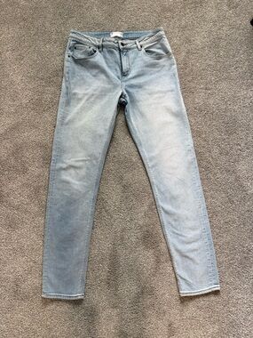 ASOS Slim Tapered Jeans in Pale Blue